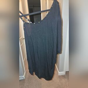 Stylish Black Shirt with Gold Accents